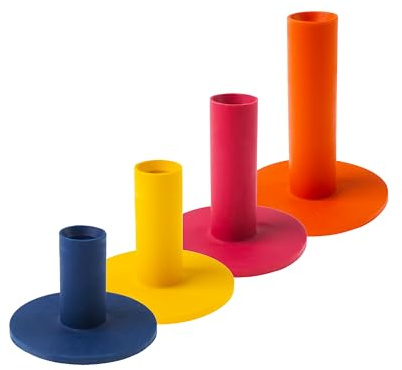 ECADDIE Rubber Golf Tees - Suitable for Driving Range Mats, Practice Mats & Winter Mats - Indoor & Outdoor Use (Set of 4)