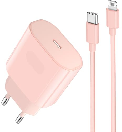 iPhone Schnellladegerät Schnellladekabel 25W USB C Ladegerät mit 2M Original Ladekabel für iPhone 14/13/12/11/Pro Max/Mini/SE/Xr/X/Xs Max
