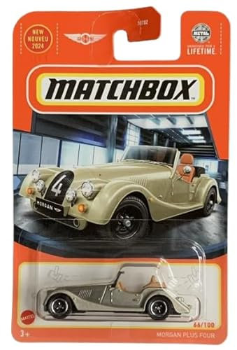 Matchbox Morgan Plus Four (Gold) 66/100, Die-Cast Car