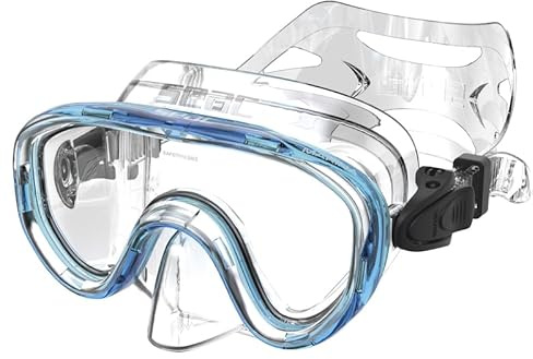 Saec Marina SLT, Masque de Plongée pour Enfants en Silicone Coloré, Snorkeling et Jeux dans la Mer
