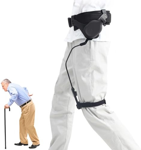 Aiuti per Camminare Bionic,Allenamento per Camminare Sulle Gambe Ausili,Ausili per la Deambulazione per la Potenza del Corpo,Cintura Regolabile,Semplice e Conveni(Size:Piccolo,Color:Gamba sinistra)