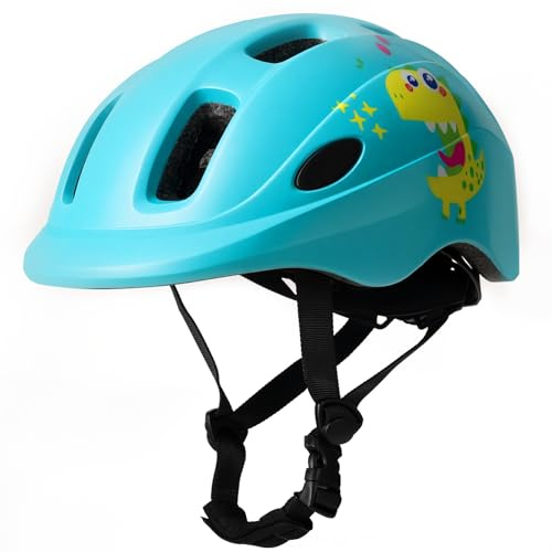 Favoto Barnhjälm Barncykel - CE-certifierad, lätt och justerbar, för barn 3–5 år, storlek S (48–52 cm) för skoter, cykling och utomhussporter