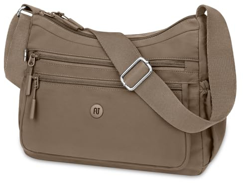 ONEKERUN Borsa Tracolla Donna Nylon Impermeabile Borsa a Spalla Media Borse Donna Leggera Borsetta Tracolla Donna Grande Capacità Crossbody Bag per Lavoro Sportiva Scuola Viaggio