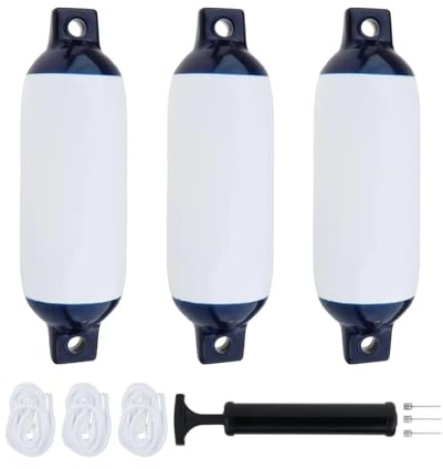 MJINA Paraurti for Barche Parabordi Accessori for Barche Paraurti for Barche Paraurti for banchine for Protezione Ormeggio Yacht Ammortizzazione for ormeggio Barche Sportive(3Set Boat Fender)