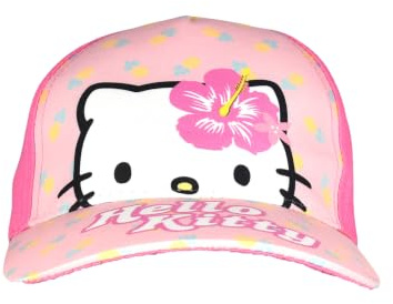 Hello Kitty keps för flickor – ananas barnkeps basebollkeps justerbar rosa