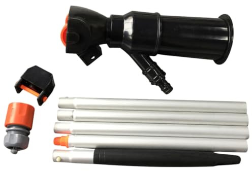 Mobestech Limpiador Portátil Material Plástico y Metal para Piscina Succión Fuerte y Fácil de Montar Dispositivo Especial para Limpieza de Piscinas Adecuado para Uso