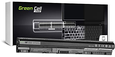 Green Cell® PRO Serie M5Y1K Laptop Akku für Dell Inspiron 15 3555 3558 5551 5552 5555 5558 5559 17 5755 5758 5759 Dell Latitude 3470 3570 (Original Samsung SDI Zellen, 4 Zellen, 2600mAh, Schwarz)