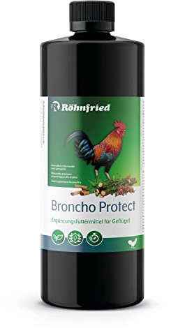 Röhnfried Broncho Protect 500 ml für Hühner & Küken – unterstützt zielgerichtet die Atemwege – optimale Unterstützung gegen Hühnerschnupfen – beugt Mängeln vor – mit wertvollen ätherischen Ölen