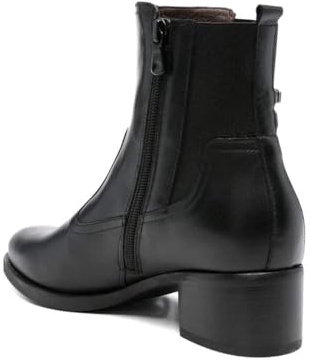 Nero Giardini I513840D Stivaletti Donna in Pelle E Tessuto - Nero 35 EU