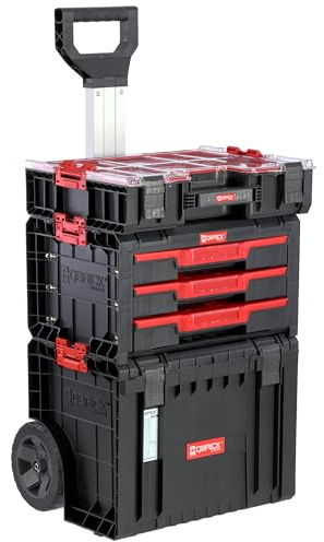Boîte à outils mobile avec tiroirs et organiseur modulaire combinable Système de stockage PRO