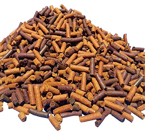 Aquatic Foods Inc. California Blackworm & Earthworm Sinking Sticks, APX 1/8 x 7/16 Sticks. Great for Carnivores, Plecos, Catfish, Shrimp, Snails All Bottom Fish, Turtles, All Tropical Fish - 1/4-lb