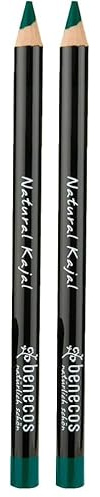 Benecos - natural beauty 90191 - lápiz kajal - vegano - sin talco - verde (Paquete de 2)