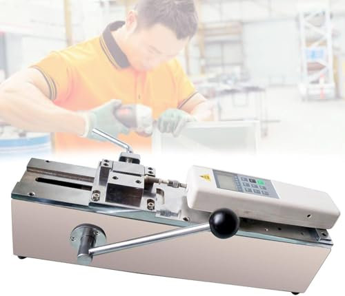GBHJJ Medidor de Fuerza Digital 500 N, Medidor Fuerza de TraccióN Manual Horizontal Digital de Empuje-TraccióN Hph, Recorrido Efectivo de 150 Mm, Equipo de Prueba Fuerza Comprobador Calibre