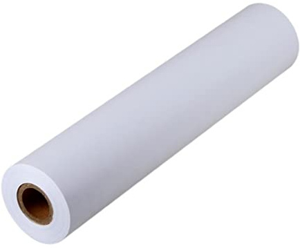 Sewroro Rouleau de Papier Dessin pour Garçon et Filles Blanc, Papier à Croquis Vierge Facile à Transporter Peindre, pour Activités Artistiques et Peinture Aquarelle