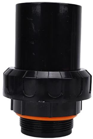 RASTKY Raccords Filetés de Pompe de Piscine, Connecteur Union en PVC, Joint de Filtre à Sable étanche, Installation Facile, Noir pour Réservoirs de Sable, Connecteurs de Pompe (2,0 pouces G2)