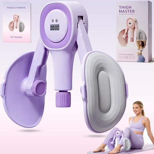 RIZENCE 2026 Upgraded Kegel Pelvic Floor Trainer for Women with Counter, 3 Modes Adjustable Thigh Trainer Thigh Exerciser with Poster, Inner Thigh Exerciser for Home Gym Workout Equipment