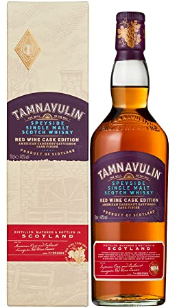 Tamnavulin Single Malt Scotch Whisky American Cabernet Sauvignon Edition 70cl | The Signature Speyside Malt | Red Wine Cask | Sweet, Balanced and Spicy | 40% vol