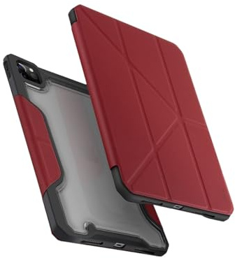UNIQ Trexa Antimikrobielle Schutzhülle für iPad Pro 11 (2021), Korallenrot