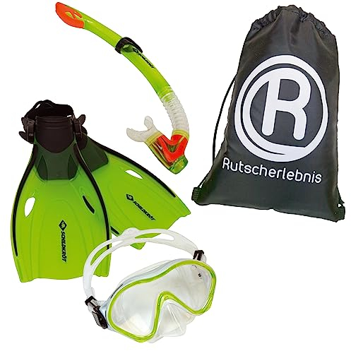 Schildkröt Bermuda Schnorchelset im passenden Rutscherlebnis-Kühlbeutel | Größe S/M