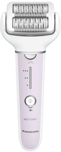 Panasonic Epilator with Gentle Cap, Electric Hair Remover for Home, 3 Speed Settings, Wet Dry, Washable - ES-EY30