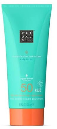 The RITUAL OF KARMA Hydra Boost - Loción de protección solar invisible para niños, SPF 50, 200 ml