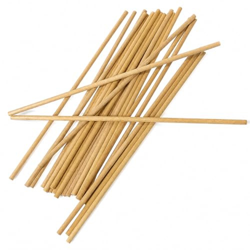 TAURISH Watchmakers Pegwood Set, 24 Pieces, 3mm x 150mm for Watch Repair