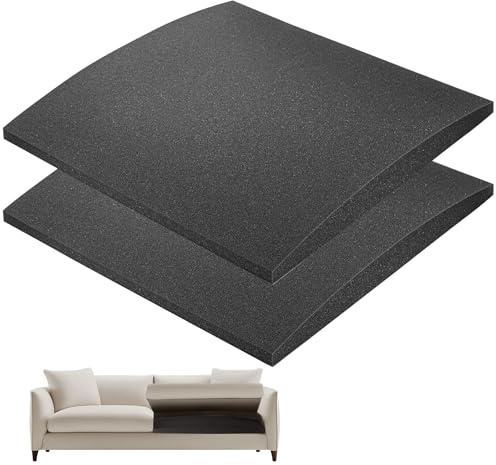 GROWNEER Sofa Cushion Support for Sagging Seats 50x50cm Sofa Support Borads High-Density 45D Foam Couch Saver for Under Cushion Repair, Furniture Chair Replacement Inserts Durable & Cuttable (2)