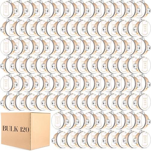 Fiada 80 Set 4 Inch Wedding Tambourines Bulk for Adults Wooden Hand Held Drum with Metal Jingles, Gift Tags, White Tambourine Gift Musical Instrument for Church Wedding Party Favor