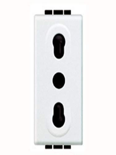 BTICINO N4180 PRESA BIPASSO 10/16A LIVING LIGHT