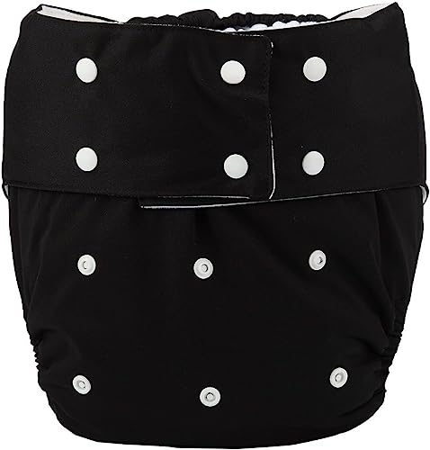 Pañal de tela para adulto reutilizable, lavable y ajustable, para personas con incontinencia