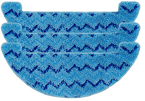 ZACO 3x Ersatz Mikrofasertücher Set für A10 Saugroboter, Original Ersatzteile & Zubehör, Ersatz Mikrofaser Wischtuch, waschbares Reinigungstuch für ZACO Saugroboter mit Wischfunktion