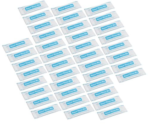 FOMIYES 80piezas Sal Nasal Para Limpieza y Cuidado Nasal Mezcla Fisiológica Sin Rápida Disolución Para Protección y Lavado Eficaz Nariz Para Adultos y Portátil Para Viajes y Uso Diario