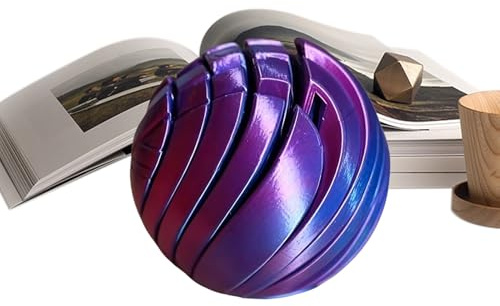 Palla Antistress - Sfera Rotante Con Liquido Rilassante Stampata In 3D - Sfera Antistress,Per Gestione Della Rabbia Calmarsi Rilassamento Famiglia Adolescenti Uffici Aula Studio Sale