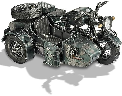 Piececool 3D Puzzle Metal 750 Off-road Motorcycle, Tricycle Transportation Craft Model Kits for Adults to Build, 3D Puzzles Adult Teens for Stainless Steel, Ideal as Gifts, Home Decoration, 193 Pieces
