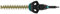 Cecotec TitaniumSword 610 XL Heckenschere, Schnittlänge bis 61 cm, 500 W, bürstenloser Motor, Brushless, Titan-Klingen, Zweige bis zu 20 mm, Drehregler, Sicherheitszündsystem