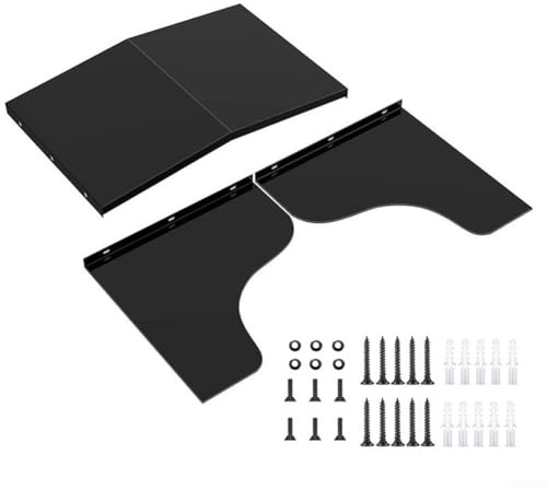 Yuanpgky Wallbox - Cubierta resistente a la intemperie para estación de carga EV, cargador de pared, kit de techo de aleación de acero, protección solar contra la lluvia, 44 x 28 x 28 cm (SKU)