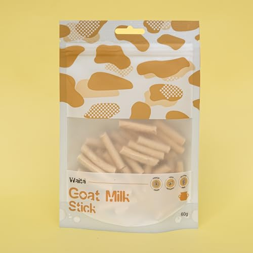 Waita Freeze Dried Goat Milk & Duck Sticks Dog Treats & Cat Treats 3 x 60g | Goat Milk & Duck | High Protein Natural Grain Free Treats | Crunchy Training Rewards