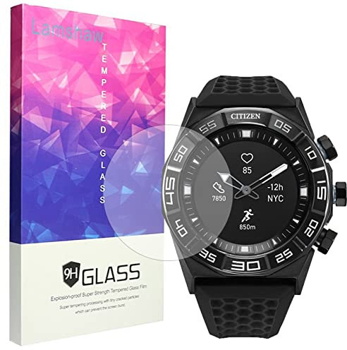 Giaogor - Pellicola protettiva per schermo Ibrido Citizen CZ Smartwatch, confezione da 3, in vetro temperato 9H, compatibile con Citizen CZ Smart Hybrid Smartwatch da 44 mm (confezione da 3)