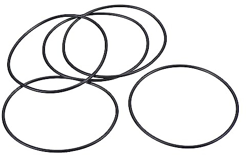PATIKIL Nitrile Gomma O-Ring 70mm OD x 66mm ID x 2mm Larghezza, 5 Pezzi Metrico Sigillatura Guarnizione Anelli Rubinetti per Rubinetto Idraulica Automobilismo Riparazione, Nero