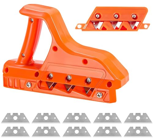 Fivtsme Plasterboard Quick Cutter, 45° and 60° Edge Planer for Plasterboard, Hand Plane for Cutting, Plasterboard Planer, Hand Plane for Cutting Plasterboard