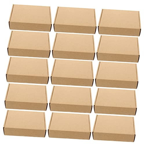 NUOBESTY 50stücke Wellpappe Kartons Verpackungskartons Umzugskartons Wellpappe Verpackungskartons