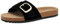 s.Oliver Damen Pantoletten aus Leder Bequem, Schwarz (Black), 41 EU