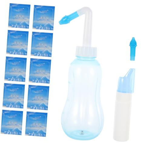 FRCOLOR Botella de Enjuague Nasal Limpiador Nasal Portátil Herramienta de Limpieza para Uso Diario Casa