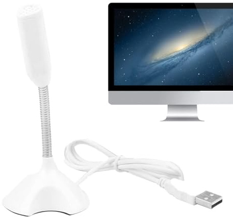 Microphone USB pour ordinateur - Fournitures audio pour la réduction du bruit, microphone de jeu portable | microphone à condensateur de table plug & play compatible avec PC portable, pour