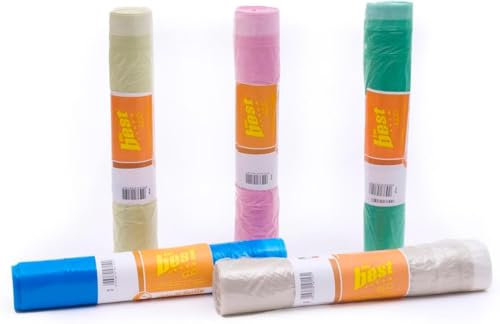 Rocard® | Sacchetti Spazzatura 110L con Maniglie | 100 Pz, Sacchi Spazzatura per Raccolta Differenziata Esterno e Interno, Sacchi Spazzatura 70×110 cm Antiforo – Buste Spazzatura 10 Rotoli