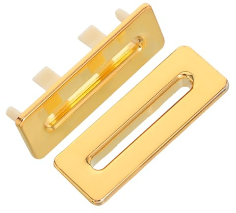 SEWACC Embellecedor se Adapta Perfectamente Lavabo Rebosadero Anillo de Ajuste 2 Piezas de Aleación de Zinc Dorado, Anillo de Ajuste que Mejora la Apariencia para Lavabo