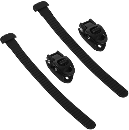 BESPORTBLE Lot De 2 Sets De Sangles à Boucle Remplaçables pour Patins à roulettes, Fixation Stable en Plastique Solide, Légère Et Compacte, pour Rollers De Loisirs Et Compétitions