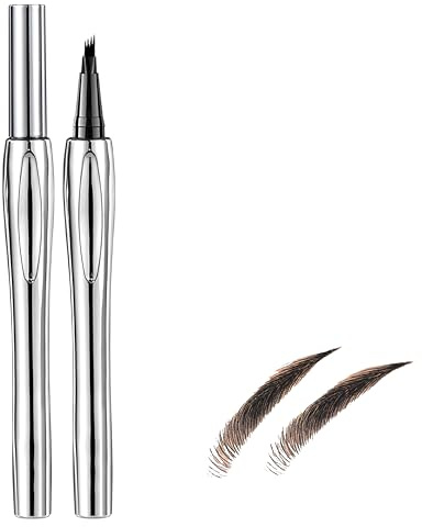 Lápiz de Cejas Microblading, Waterproof Lapiz Ojos con aplicador 4 Punta Micro Horquilla, Eyebrow Pencil,Crea Maquillaje Cejas Aspecto Natural sin Esfuerzo, 24 Horas Fijación Duradero a Las Manchas-03