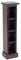 DESIGN DELIGHTS RUSTIKALES Holz CD Regal CD Tower | Mahagoni Massivholz, 76x15,5x16cm (HxBxT) | Holzregal mit 4 Fächern, CD Aufbewahrung | Farbe: 03 Dunkelbraun
