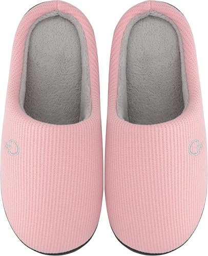 Mishansha Pantoufles Homme Chaussons Femme Hiver Chaud Taille 36-47 EU